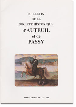 Bulletin Auteuil-Passy n°148