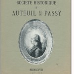 Bulletin n° 125 de la Société d'Histoire d'Auteuil et de Passy