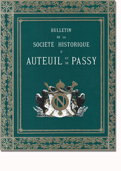 Bulletin n° 128 de la Société d'Histoire d'Auteuil et de Passy