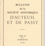 Bulletin n° 131 de la Société d'Histoire d'Auteuil et de Passy