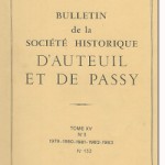 Bulletin n° 132 de la Société d'Histoire d'Auteuil et de Passy