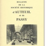 Bulletin n° 137 de la Société d'Histoire d'Auteuil et de Passy