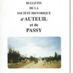 Bulletin n° 146 de la Société Historique et Archéologique d'Auteuil et de Passy