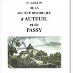 Bulletin n° 147 de la Société Historique et Archéologique d'Auteuil et de Passy