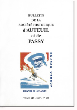 Bulletin n° 152 de la Société Historique d'Auteuil et de Passy