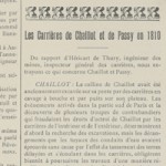 Les Carrières de Chaillot et de Passy en 1810