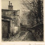 La rue Berton en 1914