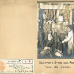 Souterrain à deux voies sous Passy. Travail des glaisiers (vers 1898).