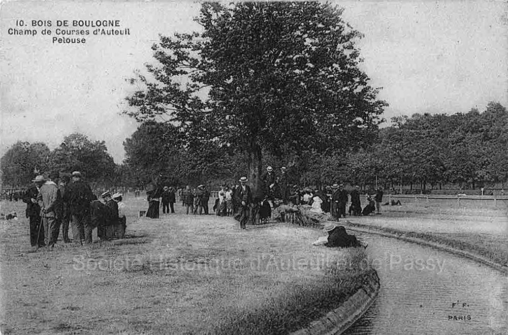 Bois de Boulogne. Champ de courses d'Auteuil