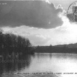 Champ de course du Bois de Boulogne durant la grande crue de janvier 1910.