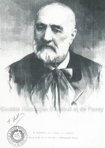 Ingénieur, né à Grenoble en 1817, Adolphe ALPHAND est mort à Paris en 1891. Il habitait au 3, boulevard Beauséjour.