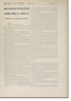 Bulletin n°111  de la Société d'Histoire d'Auteuil et de Passy