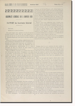 Bulletin n° 112 de la Société d'Histoire d'Auteuil et de Passy