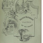 Bulletin n° 24 de la Société d'Histoire d'Auteuil et de Passy