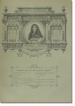 Bulletin n° 31 de la Société d'Histoire d'Auteuil et de Passy