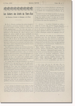 Bulletin n°98  de la Société d'Histoire d'Auteuil et de Passy