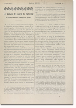 Bulletin n°98 de la Société d'Histoire d'Auteuil et de Passy