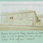 Maison du quai de Passy démolie en 1908.