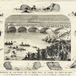 Expériences de sauvetage sur la Seine (1874).