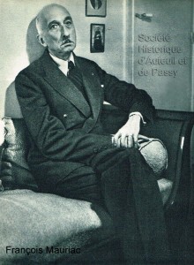 François MAURIAC, écrivain, né à Bordeaux en 1885, mort à Paris en 1970