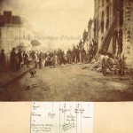 Manœuvre exécutée par la Compagnie des Sapeurs-pompiers de Passy en 1857.