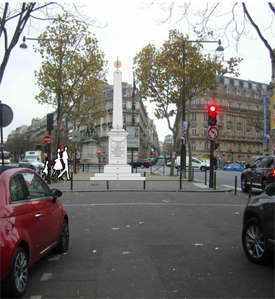 l'honneur de l'Abbé Raynal dans le XVIe arrondissement de Paris